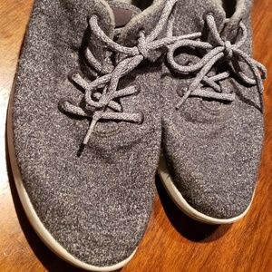 AllBirds Joggers in NaturalGrey with White Bottoms